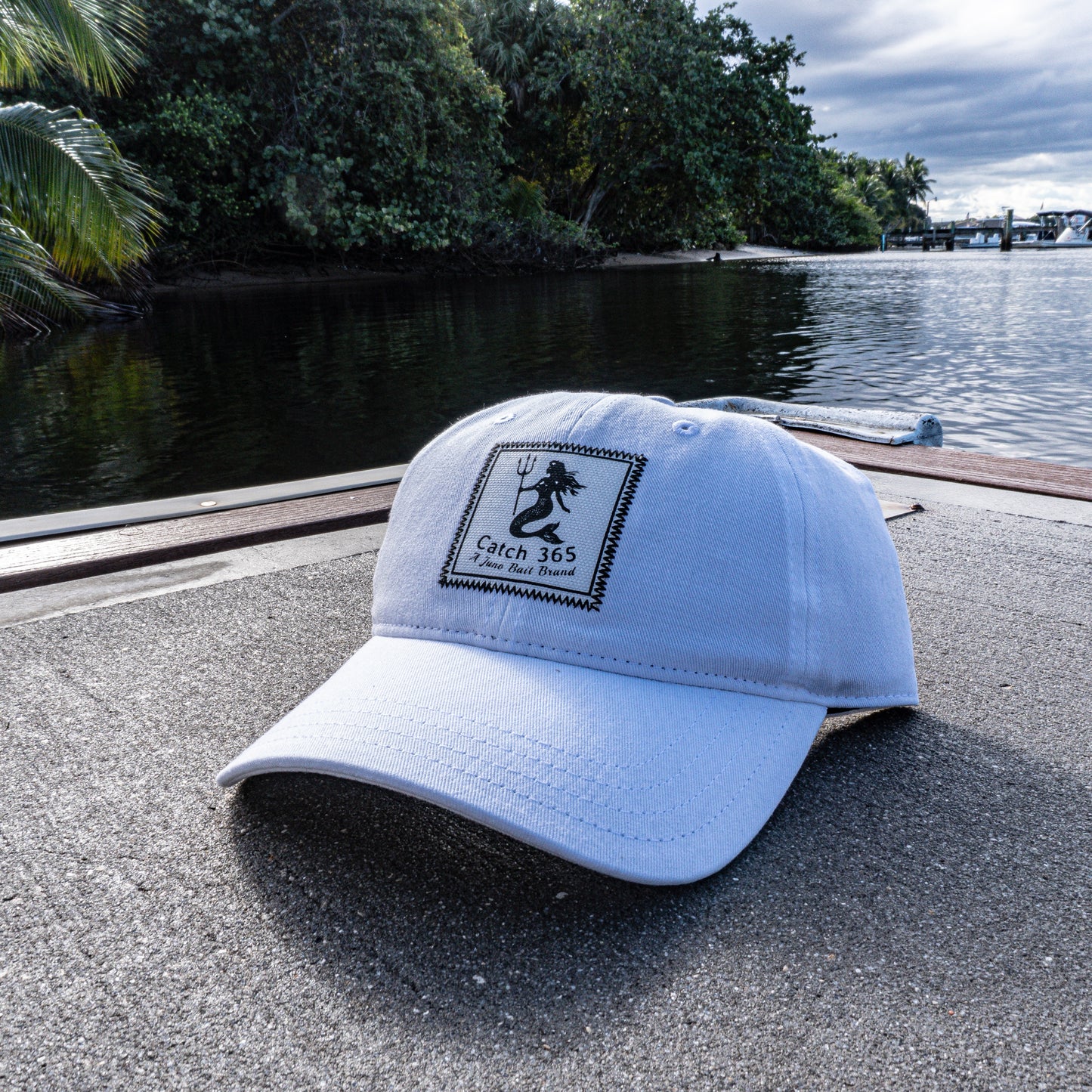Catch 365 "Mermaid" Dad 2.0 Hat- White